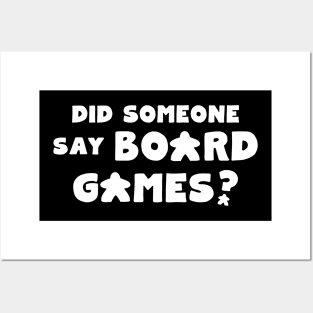 Did Someone Say Board Games? Posters and Art